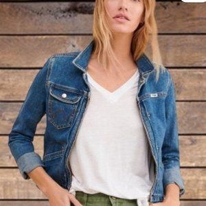 Wrangler Heritage Zip Distressed Jacket